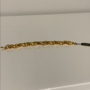NWT Beautiful Gold Double Inter-Linked Monet Bracelet